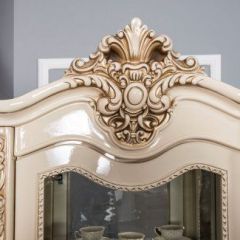 Витрина одностворчатая Джоконда (крем глянец) в Пуровске - purovsk.mebel24.online | фото 2