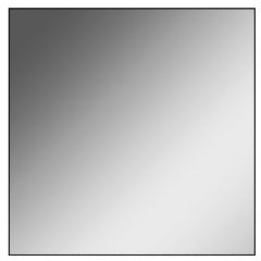 Зеркало Corsica 500х500 black без подсветки Sansa (SB1063Z) в Пуровске - purovsk.mebel24.online | фото