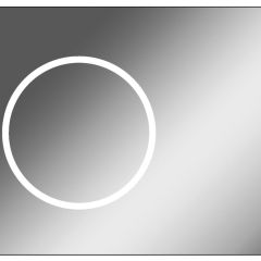 Зеркало Eclipse 90 black с подсветкой Sansa (SE1031Z) в Пуровске - purovsk.mebel24.online | фото