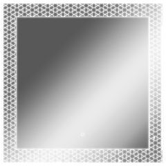 Зеркало Манила 700х700 с подсветкой Домино (GL7052Z) в Пуровске - purovsk.mebel24.online | фото