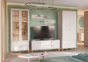 АФИНА Гостиная (модульная) кашемир серый в Пуровске - purovsk.mebel24.online | фото 1