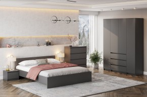 ДЕНВЕР Кровать 1600 (Графит серый) в Пуровске - purovsk.mebel24.online | фото 4