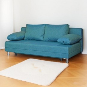 Диван-кровать Комфорт без подлокотников (4 подушки) BALTIC AZURE в Пуровске - purovsk.mebel24.online | фото