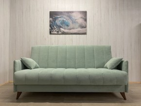 Диван Престиж-3 (НПБ) велюр Sensey mist green в Пуровске - purovsk.mebel24.online | фото