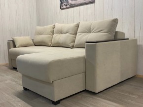 Диван угловой Комфорт-3 (НПБ+МДФ) велюр Luma 01 в Пуровске - purovsk.mebel24.online | фото 2