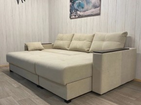 Диван угловой Комфорт-3 (НПБ+МДФ) велюр Luma 01 в Пуровске - purovsk.mebel24.online | фото 4