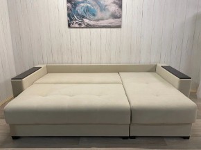 Диван угловой Комфорт-3 (НПБ+МДФ) велюр Luma 01 в Пуровске - purovsk.mebel24.online | фото 6