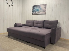 Диван угловой Комфорт-3 (НПБ+МДФ) велюр Monaco 8 в Пуровске - purovsk.mebel24.online | фото 2