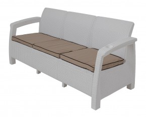 Диван Yalta Premium Sofa 3 Set (Ялта) белый (+подушки под спину) в Пуровске - purovsk.mebel24.online | фото