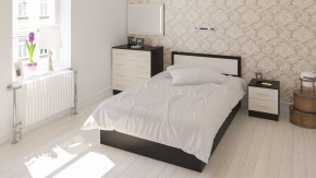 Фиеста Кровать 1200, цвет венге/дуб лоредо, ШхГхВ 123,5х203,5х80 см., сп.м. 1200х2000 мм., без матраса, основание есть в Пуровске - purovsk.mebel24.online | фото 5