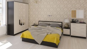 Фиеста Кровать 1800, цвет венге/дуб лоредо, ШхГхВ 183,5х203,5х80 см., сп.м. 1800х2000 мм., без матраса, основание есть в Пуровске - purovsk.mebel24.online | фото 5