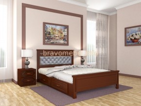 ГРАЦИЯ Кровать из массива 1600 с 2-мя ящиками  в Пуровске - purovsk.mebel24.online | фото 2