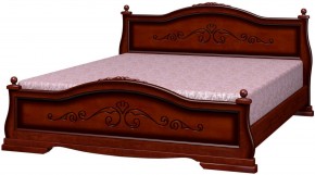 КАРИНА-1 Кровать из массива 1600 (Орех) в Пуровске - purovsk.mebel24.online | фото
