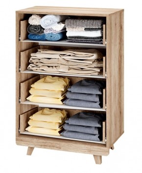 Комод Мегаполис КМ-02 (Дуб Каньон/фотопечать Эвкалипт) в Пуровске - purovsk.mebel24.online | фото 2