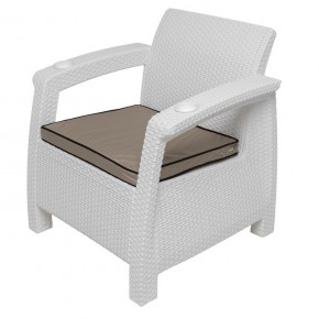 Комплект уличной мебели Yalta Premium Terrace Set (Ялта) белый (+подушки под спину) в Пуровске - purovsk.mebel24.online | фото 7