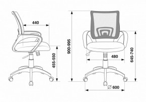 Кресло компьютерное CH-695N/OR/TW-11 в Пуровске - purovsk.mebel24.online | фото 12