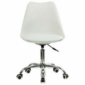 Кресло стул BRABIX "Eames MG-310 CH", хром, пластик белый, экокожа белая, 532923 в Пуровске - purovsk.mebel24.online | фото 1