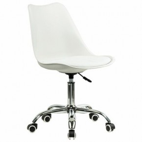 Кресло стул BRABIX "Eames MG-310 CH", хром, пластик белый, экокожа белая, 532923 в Пуровске - purovsk.mebel24.online | фото 2