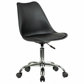 Кресло стул BRABIX "Eames MG-310 CH", хром, пластик черный, экокожа черная, 532925 в Пуровске - purovsk.mebel24.online | фото 2