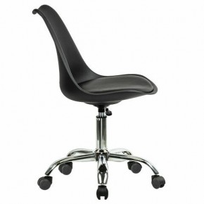 Кресло стул BRABIX "Eames MG-310 CH", хром, пластик черный, экокожа черная, 532925 в Пуровске - purovsk.mebel24.online | фото 3