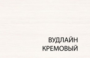 Кровать 140, TIFFANY, цвет вудлайн кремовый в Пуровске - purovsk.mebel24.online | фото