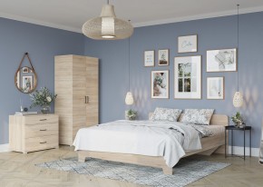 Кровать 1,6 VICTOR + основание (Сонома) в Пуровске - purovsk.mebel24.online | фото 4