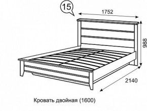 Кровать 1600 с ПМ София 15 в Пуровске - purovsk.mebel24.online | фото 3