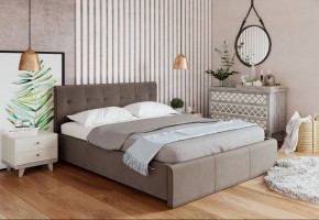 Кровать Изабелла с латами Newtone cacao 1400x2000 в Пуровске - purovsk.mebel24.online | фото 2
