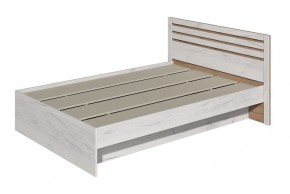 Кровать Лиана 1.4 (Дуб Крафт Белый/Дуб Крафт Золотой) в Пуровске - purovsk.mebel24.online | фото