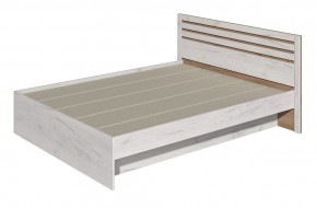 Кровать Лиана 1.6 (Дуб Крафт Белый/Дуб Крафт Золотой) в Пуровске - purovsk.mebel24.online | фото