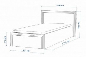 Кровать односпальная Нобиле Кр-90 в Пуровске - purovsk.mebel24.online | фото 2