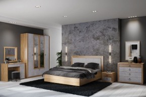 Кровать парящая 1.6 с ПМ и мягкой частью Глэдис М33 (Дуб Золотой) в Пуровске - purovsk.mebel24.online | фото 2