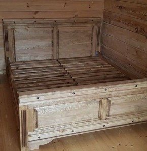 Кровать "Викинг 01" 1400 массив в Пуровске - purovsk.mebel24.online | фото 2