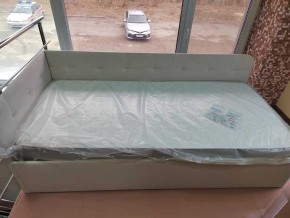 Кровать Зарина угловая Newtone light beige угол левый в Пуровске - purovsk.mebel24.online | фото 1