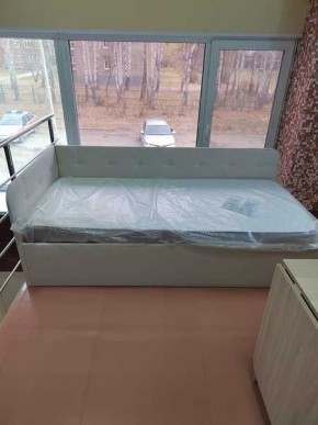 Кровать Зарина угловая Newtone light beige угол левый в Пуровске - purovsk.mebel24.online | фото 3