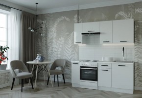 Кухонный гарнитур Белый Глянец 1800 (Стол. 38мм) в Пуровске - purovsk.mebel24.online | фото 1