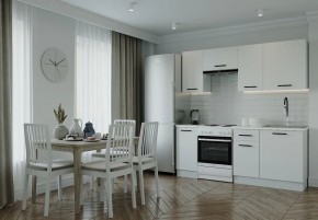 Кухонный гарнитур Белый Глянец 2000 (Стол. 38мм) в Пуровске - purovsk.mebel24.online | фото