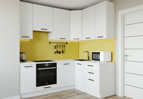 Кухонный гарнитур Белый Глянец 2200*1600 h950 (Стол. 26мм) в Пуровске - purovsk.mebel24.online | фото