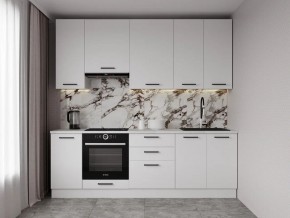 Кухонный гарнитур Белый Глянец 2400 h950 (Стол. 38мм) в Пуровске - purovsk.mebel24.online | фото