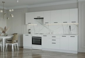 Кухонный гарнитур Белый Глянец 3000 (Стол. 38мм) в Пуровске - purovsk.mebel24.online | фото
