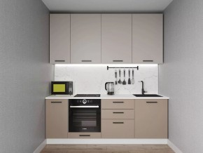 Кухонный гарнитур Каппучино 2200 h950 (Стол. 38мм) в Пуровске - purovsk.mebel24.online | фото