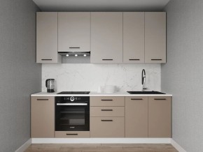 Кухонный гарнитур Каппучино 2400 h950 (Стол. 38мм) в Пуровске - purovsk.mebel24.online | фото
