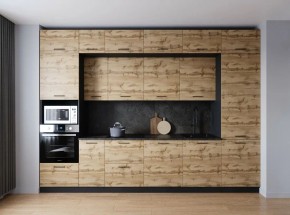 Кухонный гарнитур Крафт 3400 (Стол. 38мм) в Пуровске - purovsk.mebel24.online | фото 1