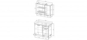 Кухонный гарнитур Меренга  1000 (Стол. 26мм) в Пуровске - purovsk.mebel24.online | фото 3