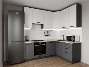 Кухонный гарнитур Меренга 2200*1600 h950 (Стол. 26мм) в Пуровске - purovsk.mebel24.online | фото