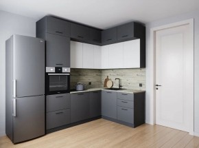 Кухонный гарнитур Меренга 2200*1700 (Стол. 38мм) в Пуровске - purovsk.mebel24.online | фото
