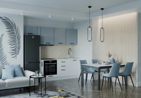 Кухонный гарнитур Ниагара 2550 (Стол. 26мм) в Пуровске - purovsk.mebel24.online | фото 1