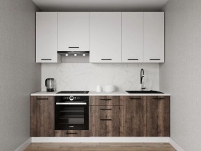 Кухонный гарнитур Старое Дерево 2400 h950 (Стол. 38мм) в Пуровске - purovsk.mebel24.online | фото 1