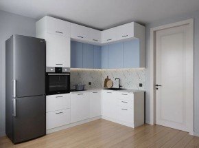 Кухонный гарнитур угловой Капри 2200*1700 (Стол. 26мм) в Пуровске - purovsk.mebel24.online | фото