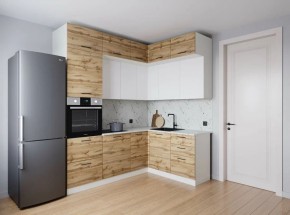 Кухонный гарнитур угловой Лада 2200*1700 (Стол. 26мм) в Пуровске - purovsk.mebel24.online | фото